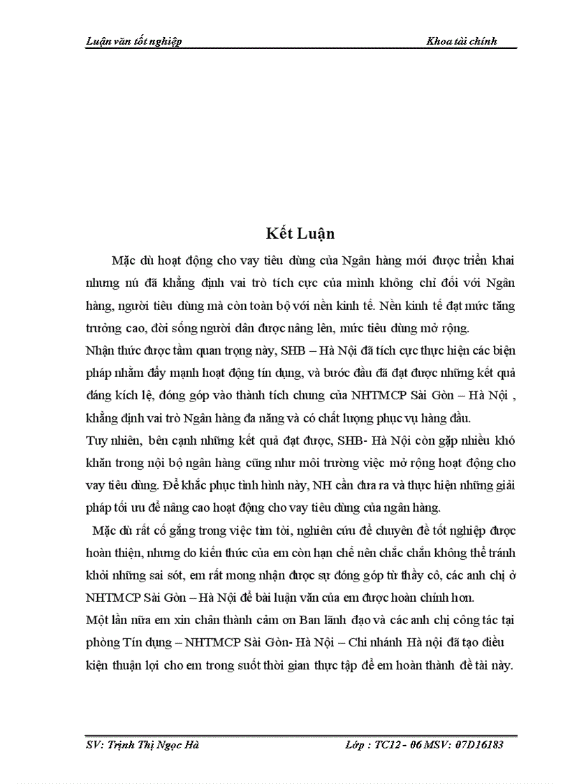 image for page Một số giải pháp mở rộng cho vay tiêu dùng tại NHTMCP Sài Gòn –Hà Nội chi nhánh Hà Nội