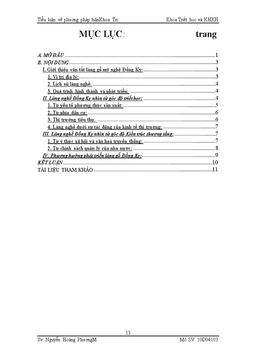 image for page Giới thiệu làng nghề Đồng Kỵ từ góc độ triết học và đưa ra bình luận