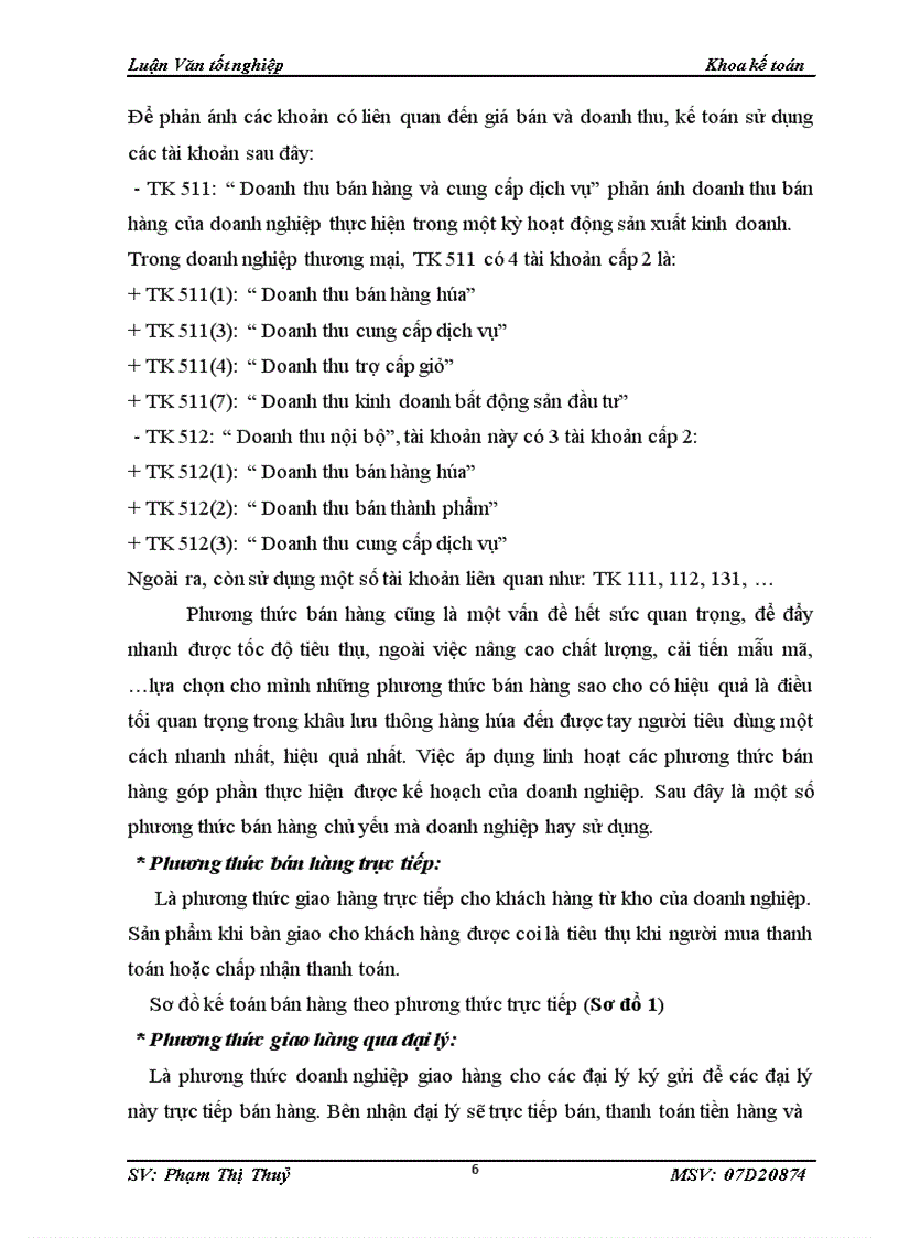 image for page Kế toán bán hàng và xác định kết quả bán hàng tại công ty TNHH đầu tư thương mại và dịch vụ Tây Hà