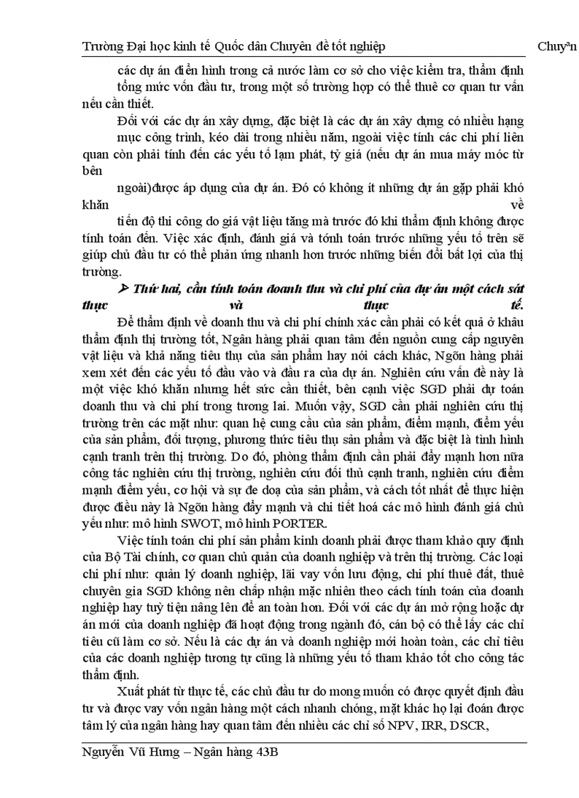 image for page Thực trạng thẩm định tài chính dự án đầu tư tại sở giao dịch I ngân hàng đầu tư & phát triển việt nam