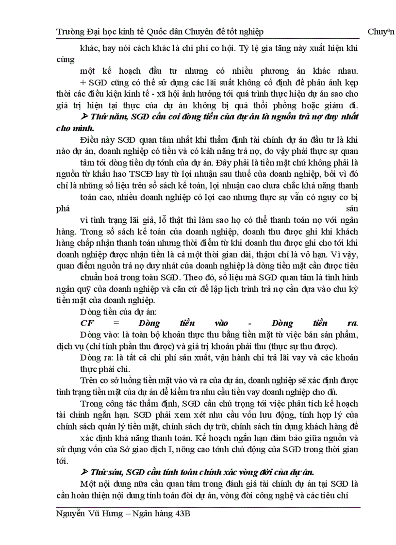 image for page Thực trạng thẩm định tài chính dự án đầu tư tại sở giao dịch I ngân hàng đầu tư & phát triển việt nam
