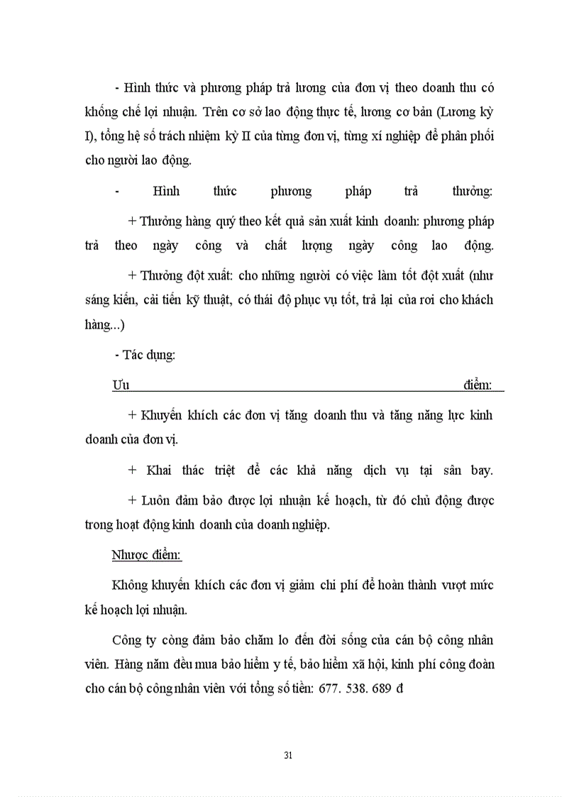 image for page Hoạt động sản xuất kinh doanh của Công ty dịch vụ Hàng Không sân bay Nội Bài