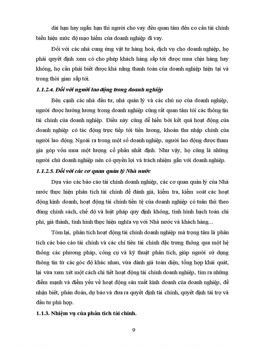 image for page Phân tích tình hình tài chính Công ty tư vấn giám sát và xây dựng công trình