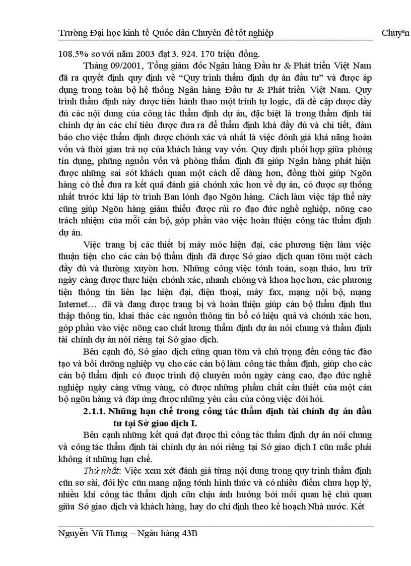 image for page Báo cáo chuyên đề kinh tế của trường ĐH Kinh tế Quốc dân