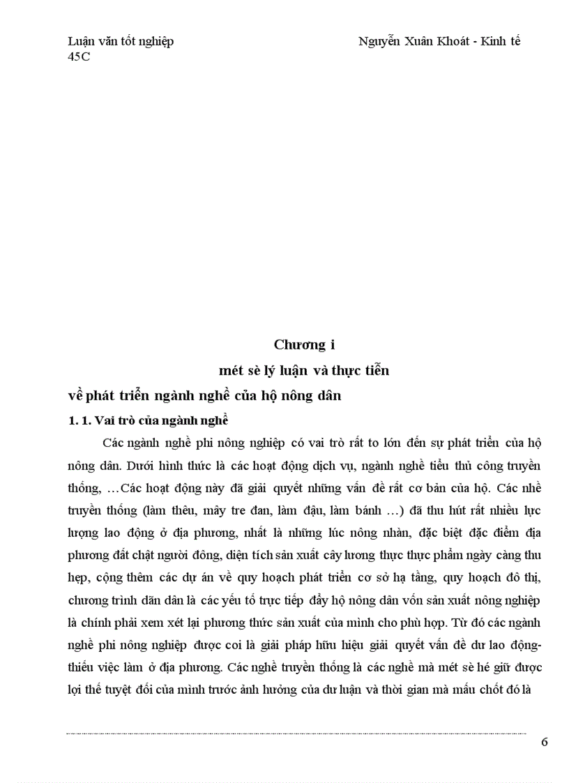 image for page Nghiên cứu thực trạng và đề xuất được một số giải pháp cho sự phát triển của các ngành nghề trong hộ nông dân trên địa bàn xã liêm chính- Thị xã Phủ Lý-tỉnh Hà Nam trong thời gian ba năm qua 2001- 2003.