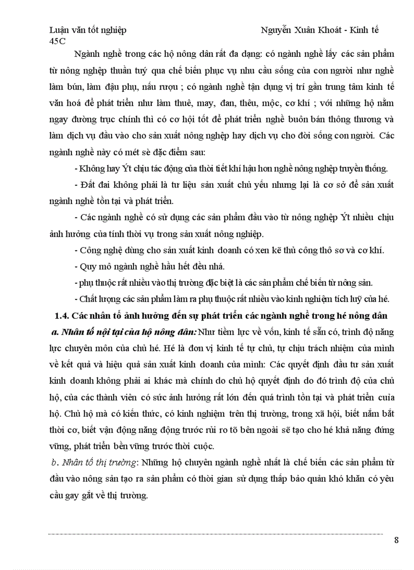 image for page Nghiên cứu thực trạng và đề xuất được một số giải pháp cho sự phát triển của các ngành nghề trong hộ nông dân trên địa bàn xã liêm chính- Thị xã Phủ Lý-tỉnh Hà Nam trong thời gian ba năm qua 2001- 2003.