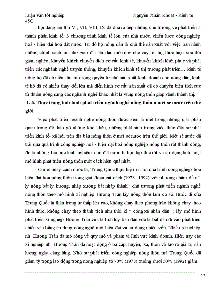 image for page Nghiên cứu thực trạng và đề xuất được một số giải pháp cho sự phát triển của các ngành nghề trong hộ nông dân trên địa bàn xã liêm chính- Thị xã Phủ Lý-tỉnh Hà Nam trong thời gian ba năm qua 2001- 2003.