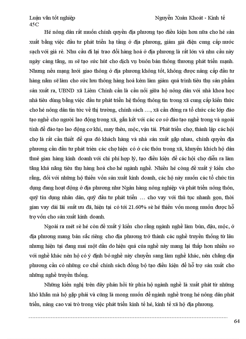 image for page Nghiên cứu thực trạng và đề xuất được một số giải pháp cho sự phát triển của các ngành nghề trong hộ nông dân trên địa bàn xã liêm chính- Thị xã Phủ Lý-tỉnh Hà Nam trong thời gian ba năm qua 2001- 2003.