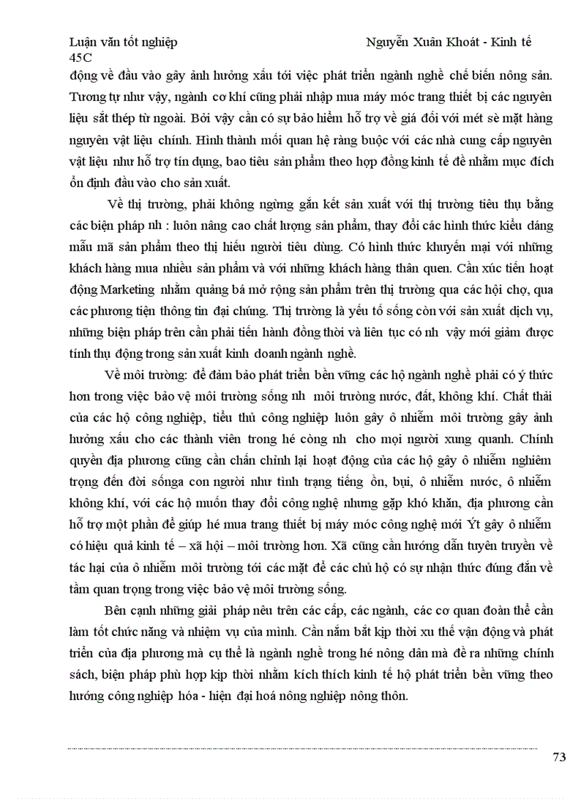 image for page Nghiên cứu thực trạng và đề xuất được một số giải pháp cho sự phát triển của các ngành nghề trong hộ nông dân trên địa bàn xã liêm chính- Thị xã Phủ Lý-tỉnh Hà Nam trong thời gian ba năm qua 2001- 2003.