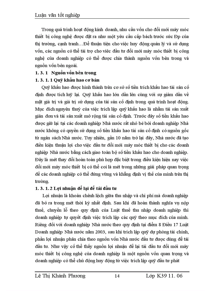 image for page Thực trạng về thiết bị công nghệ và công tác huy động vốn đổi mới máy móc thiết bị tại Công ty Cổ phần dệt