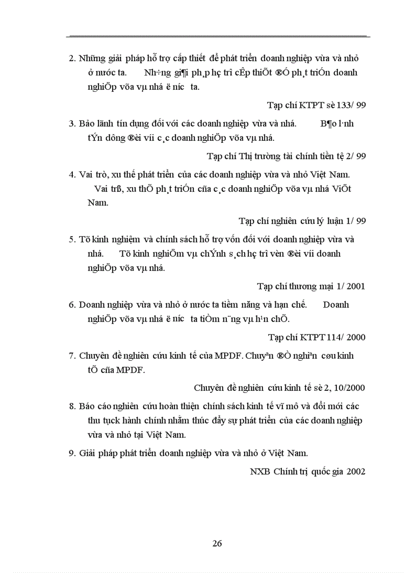 image for page Giải pháp để huy động các nguồn vốn nhằm thúc đẩy hơn nữa sự phát triển của các doanh nghiệp vừa và nhỏ ở Việt Nam