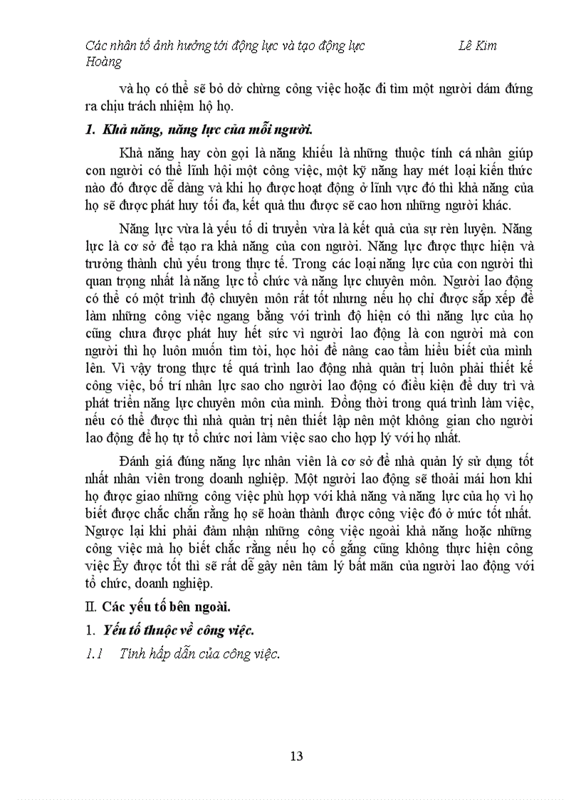 image for page Các nhân tố ảnh hưởng tới động lực và tạo động lực cho người lao động.