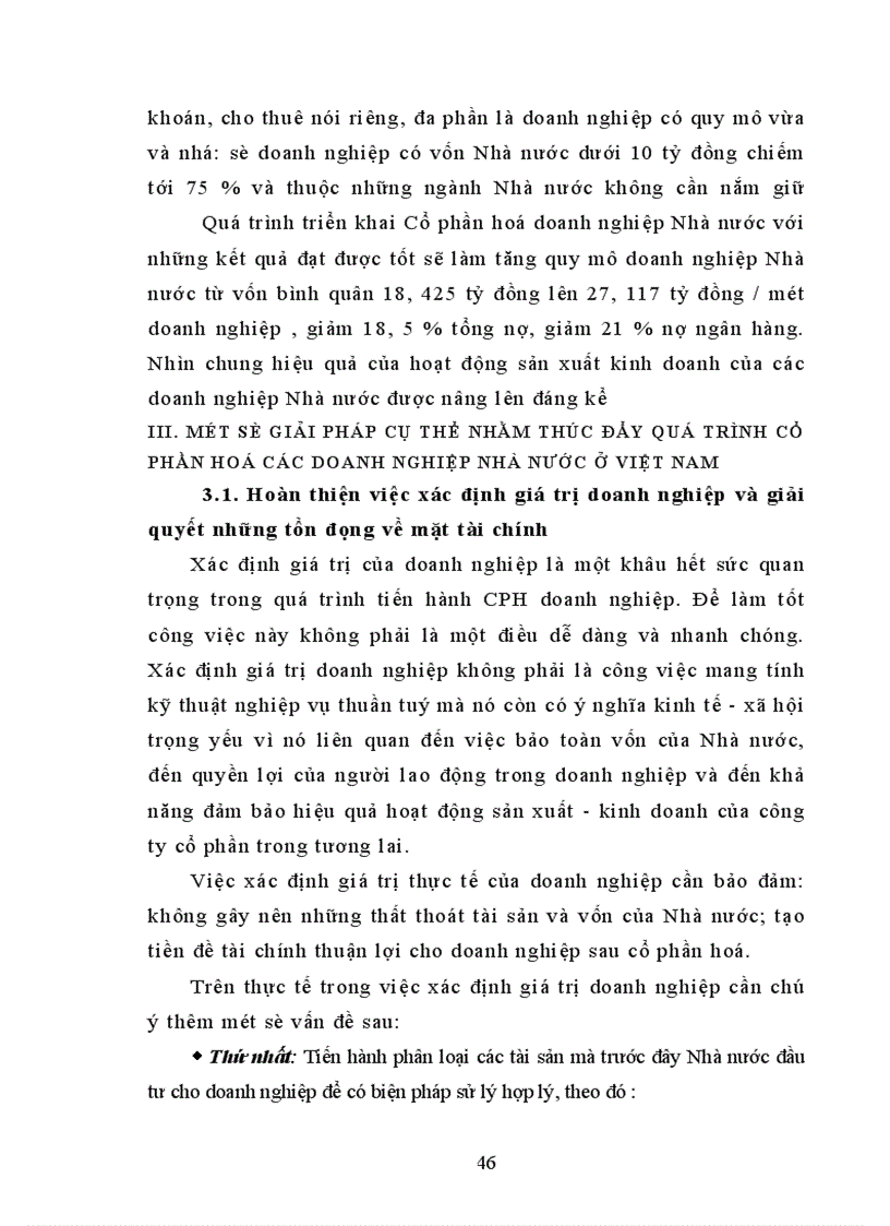 image for page Thực trạng Cổ phần hoá doanh nghiệp Nhà nước