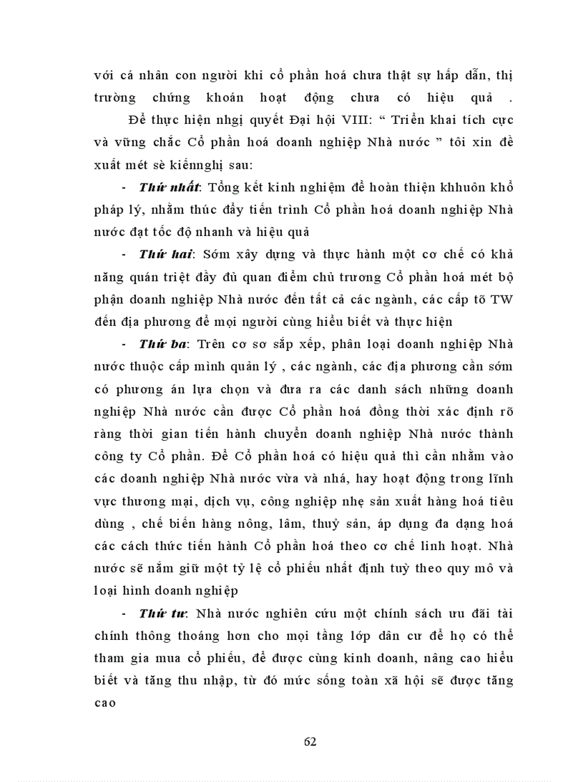 image for page Thực trạng Cổ phần hoá doanh nghiệp Nhà nước