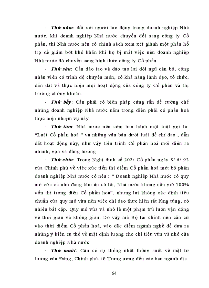 image for page Thực trạng Cổ phần hoá doanh nghiệp Nhà nước