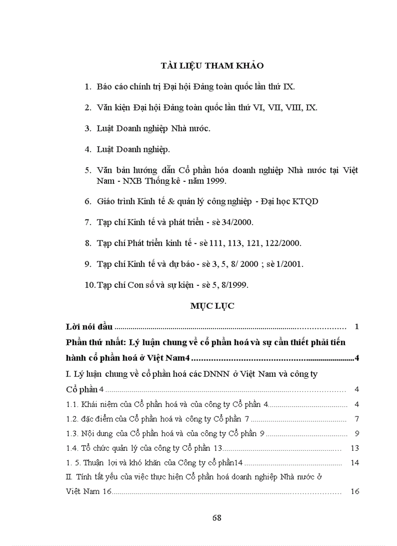 image for page Thực trạng Cổ phần hoá doanh nghiệp Nhà nước