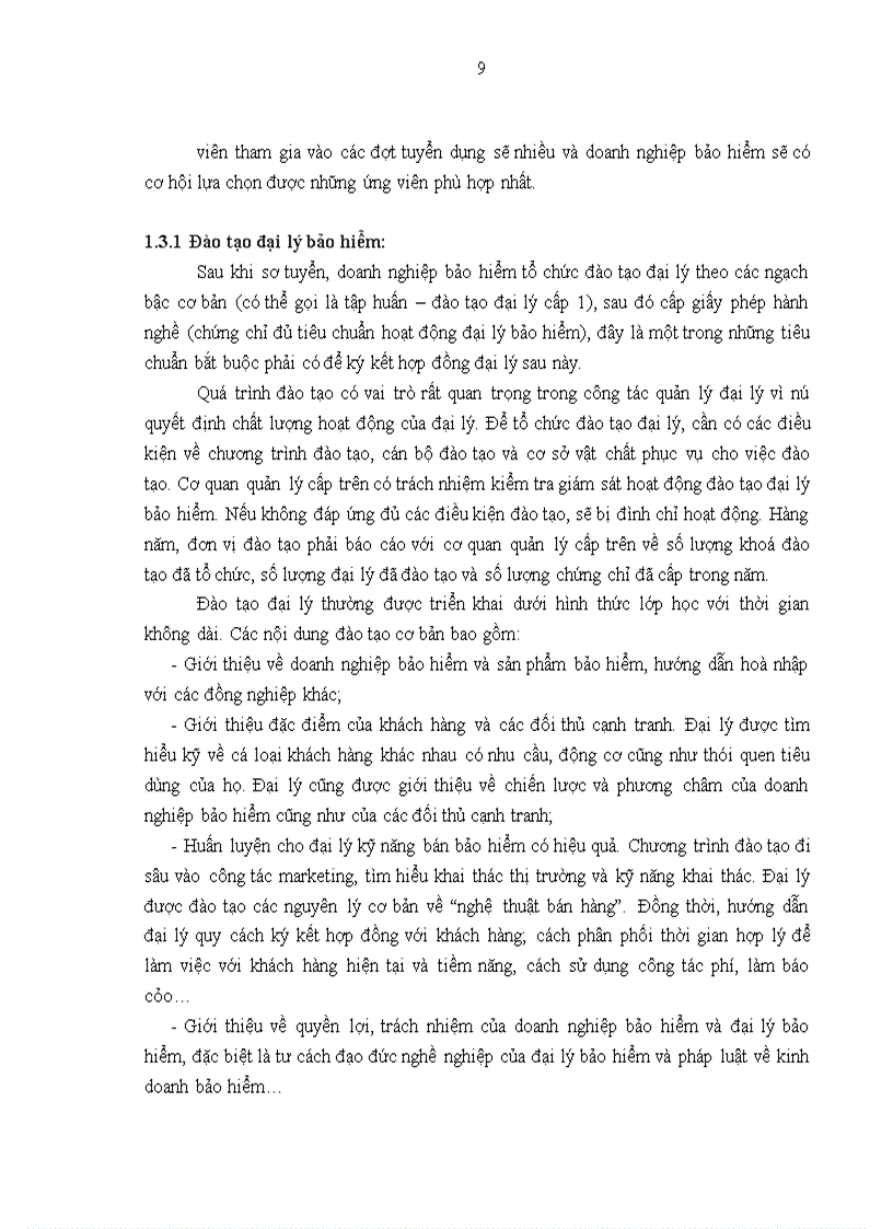 image for page Phân tích thực trạng phát triển hệ thống đại lý tại Công ty Bảo hiểm Dầu khí Đông Đô trong giai đoạn 2007 – 2010