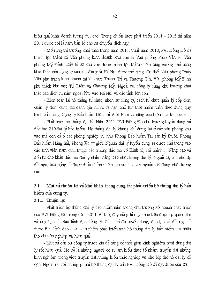 image for page Phân tích thực trạng phát triển hệ thống đại lý tại Công ty Bảo hiểm Dầu khí Đông Đô trong giai đoạn 2007 – 2010