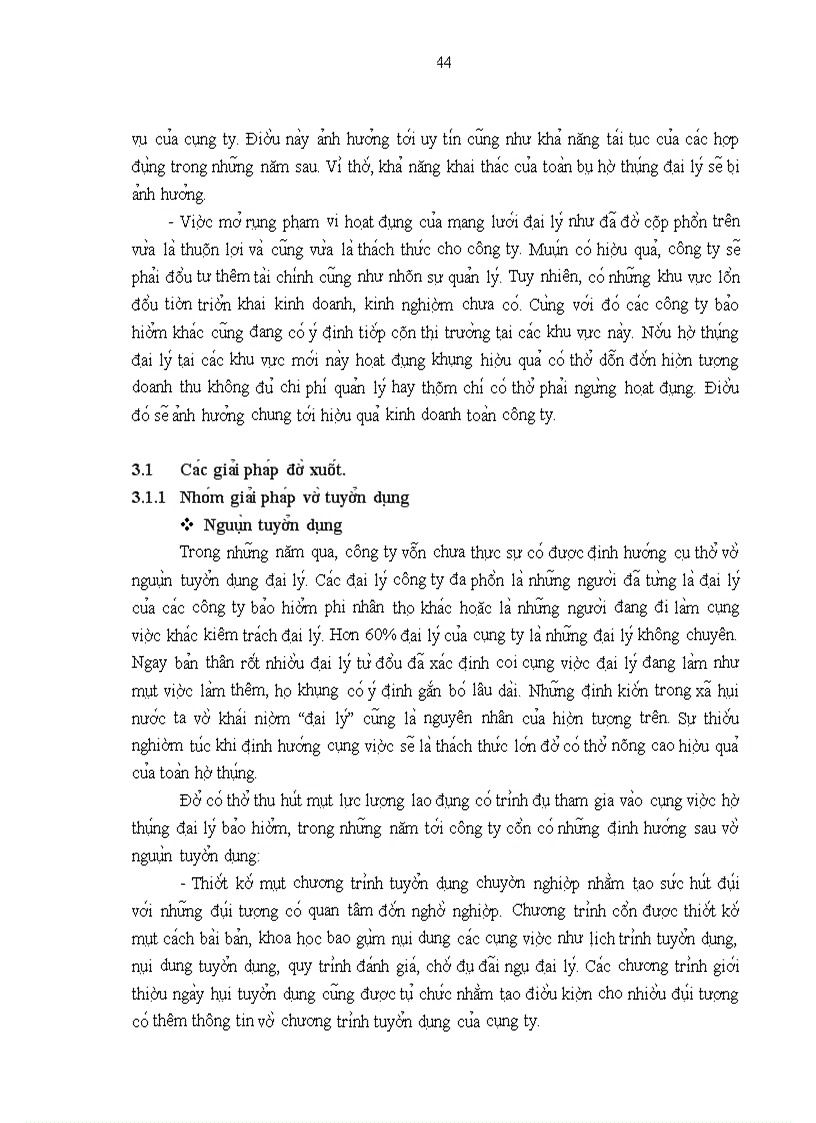 image for page Phân tích thực trạng phát triển hệ thống đại lý tại Công ty Bảo hiểm Dầu khí Đông Đô trong giai đoạn 2007 – 2010