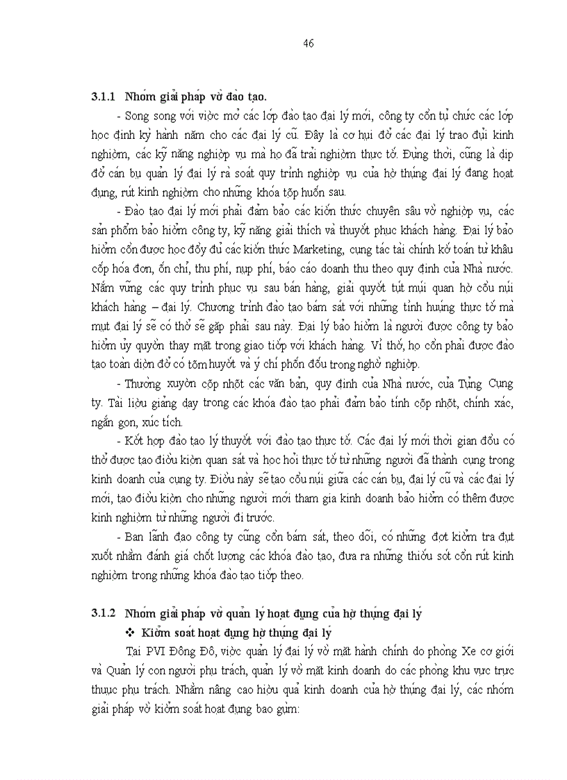 image for page Phân tích thực trạng phát triển hệ thống đại lý tại Công ty Bảo hiểm Dầu khí Đông Đô trong giai đoạn 2007 – 2010