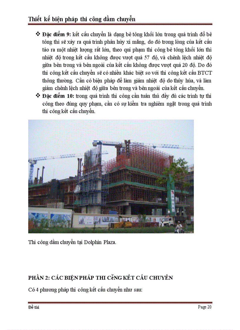 image for page Thiết kế biện pháp thi công dầm chuyển