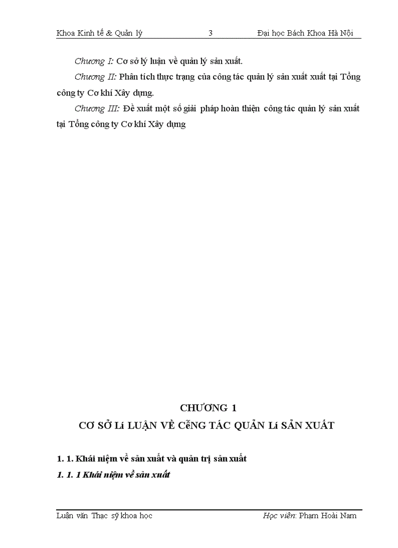 image for page Giải pháp hoàn thiện công quản lý sản xuất tại Tổng công ty Cơ khí Xây dựng (COMA)