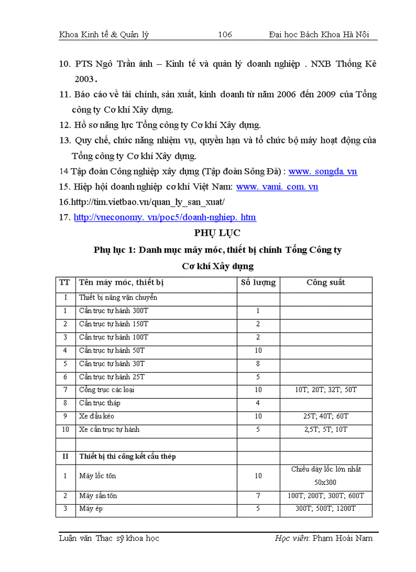 image for page Giải pháp hoàn thiện công quản lý sản xuất tại Tổng công ty Cơ khí Xây dựng (COMA)