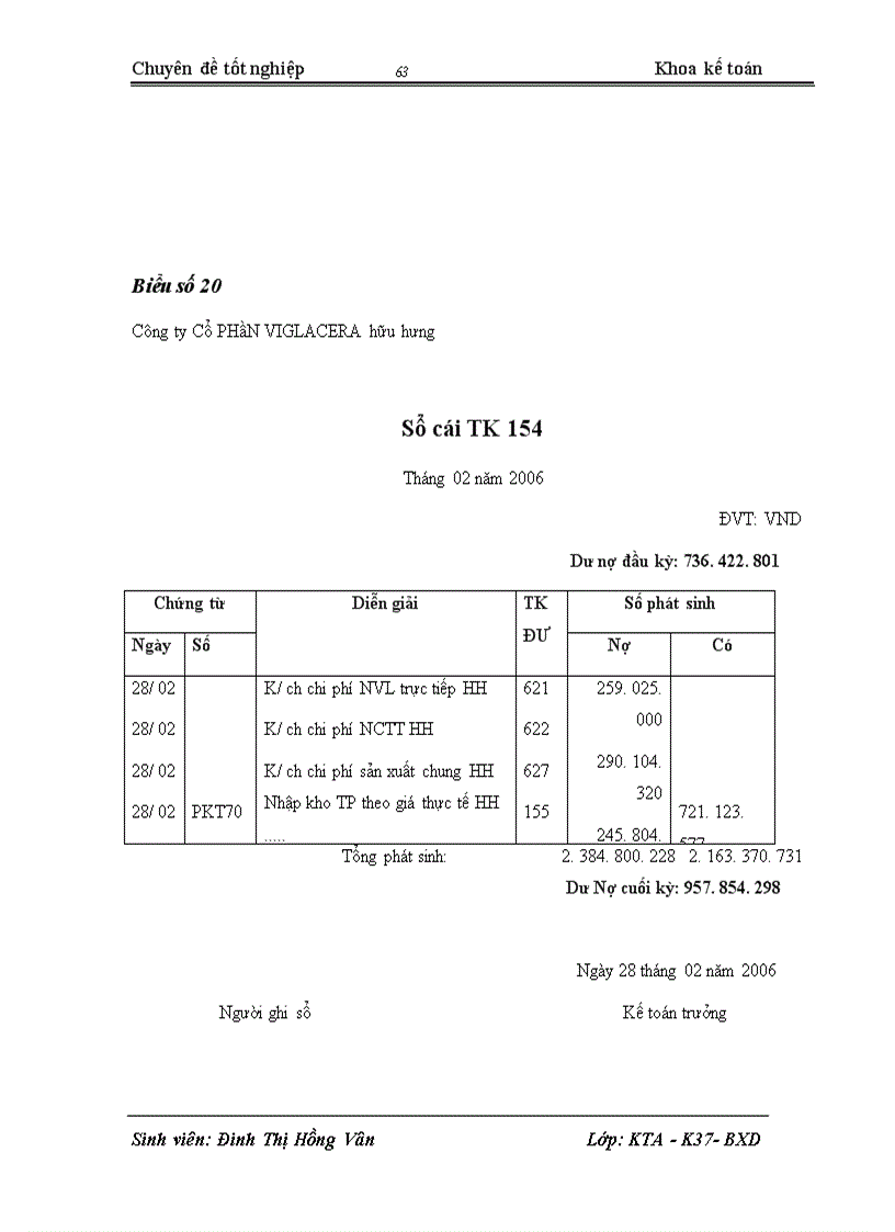 image for page Hoàn thiện công tác kế toán tập hợp chi phí sản xuất và tính giá thành sản phẩm tại Công ty cổ phần Viglacera Hữu Hưng