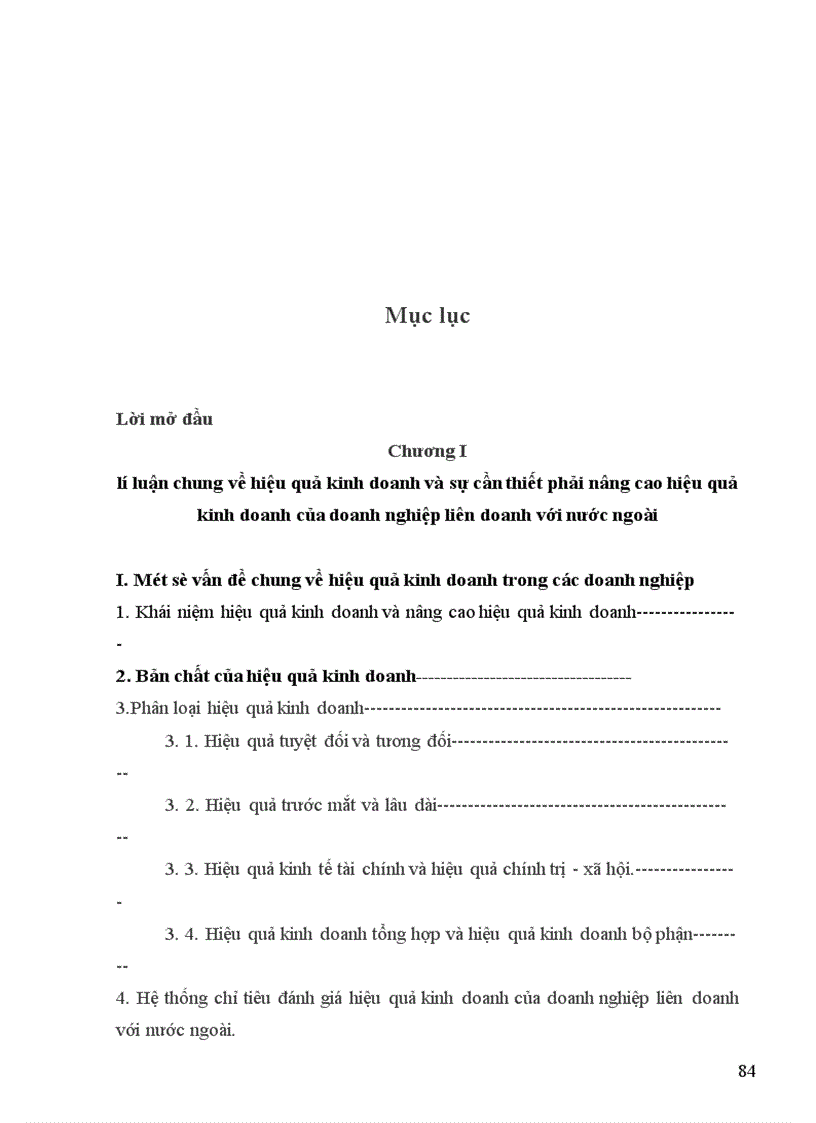 image for page Tiến hành phân tích, đánh giá các giải pháp nâng cao hiệu quả kinh doanh tại công ty liên doanh Th