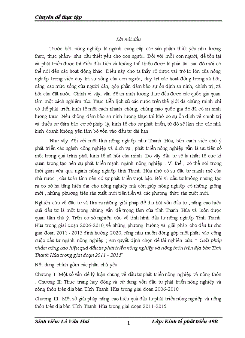 image for page Giải pháp nhằm nâng cao hiệu quả đầu tư phát triển nông nghiệp và nông thôn trên địa bàn Tỉnh Thanh Hóa trong giai đoạn 2011-2015