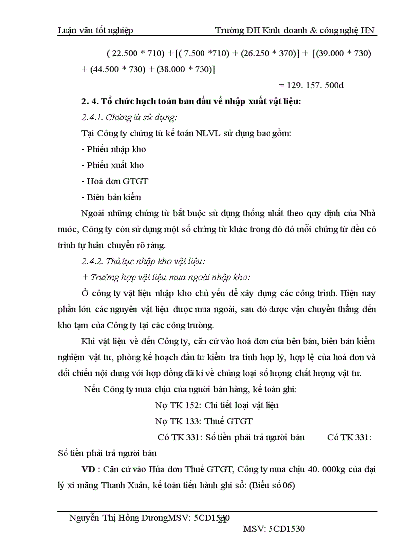 image for page Thực trạng công tác kế toán nguyên liệu, vật liệu tại Công ty CPXD Phúc Lộc