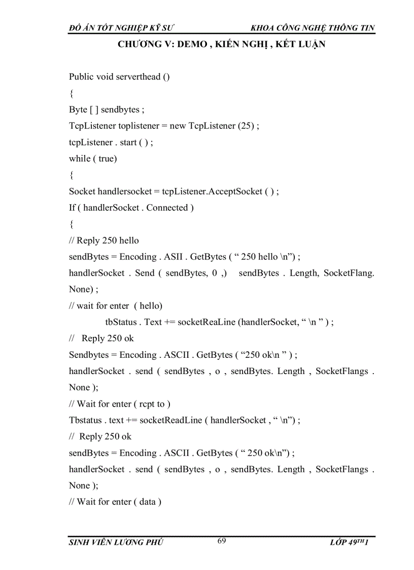 image for page Kỹ thuật giao tiếp Server mail bằng công nghệ c#. Net