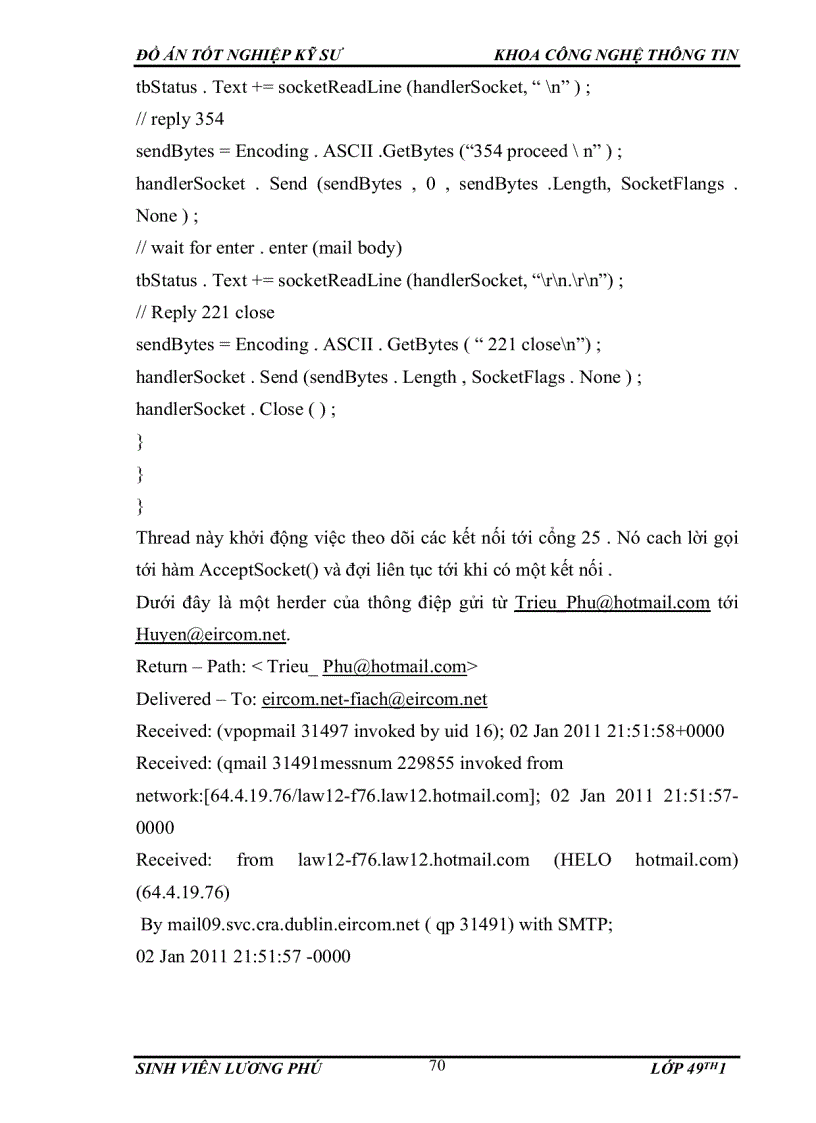 image for page Kỹ thuật giao tiếp Server mail bằng công nghệ c#. Net