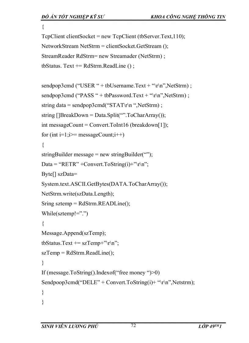 image for page Kỹ thuật giao tiếp Server mail bằng công nghệ c#. Net