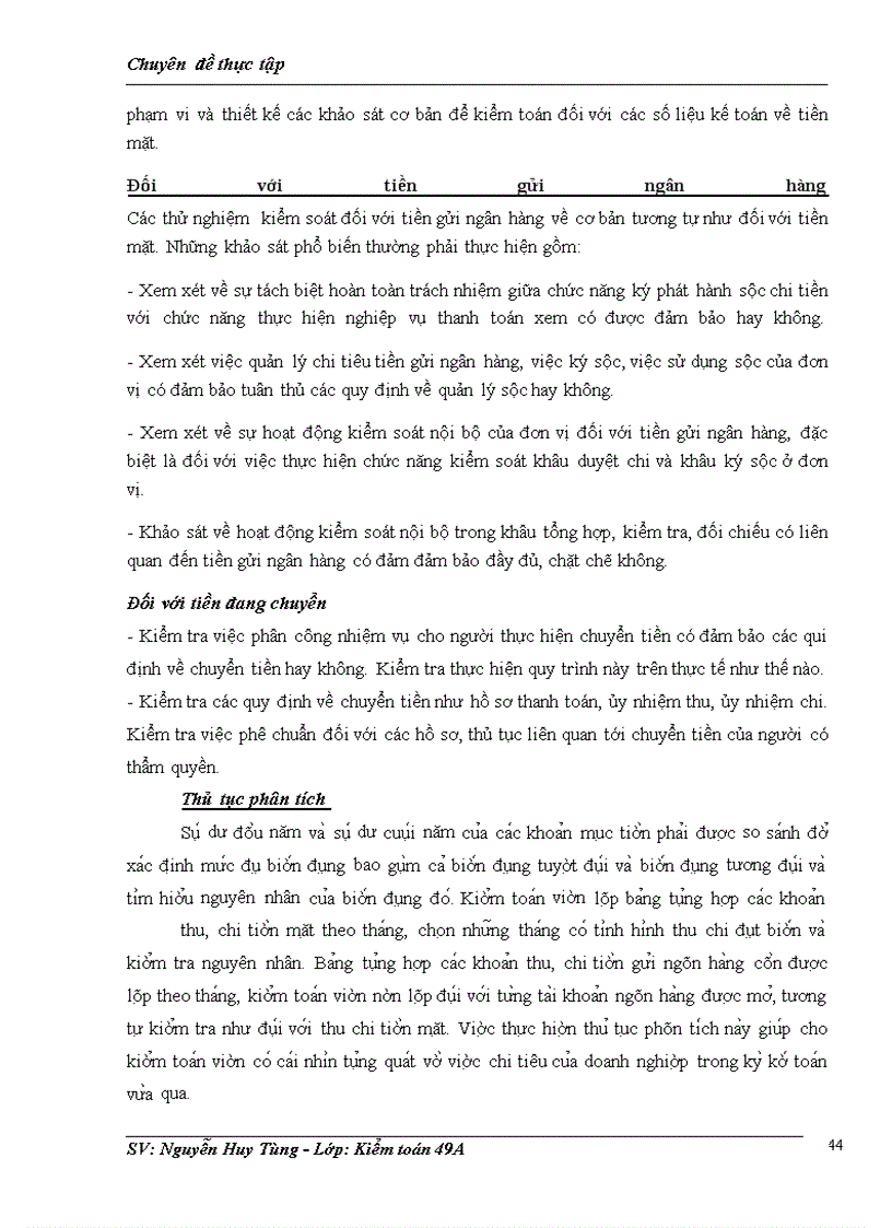 image for page Hoàn thiện quy trình kiểm toán khoản mục tiền và các khoản tương đương tiền trên BCTC tại Công ty TNHH Dịch vụ Tư vấn Tài chính Kế toán và Kiểm toán AASC