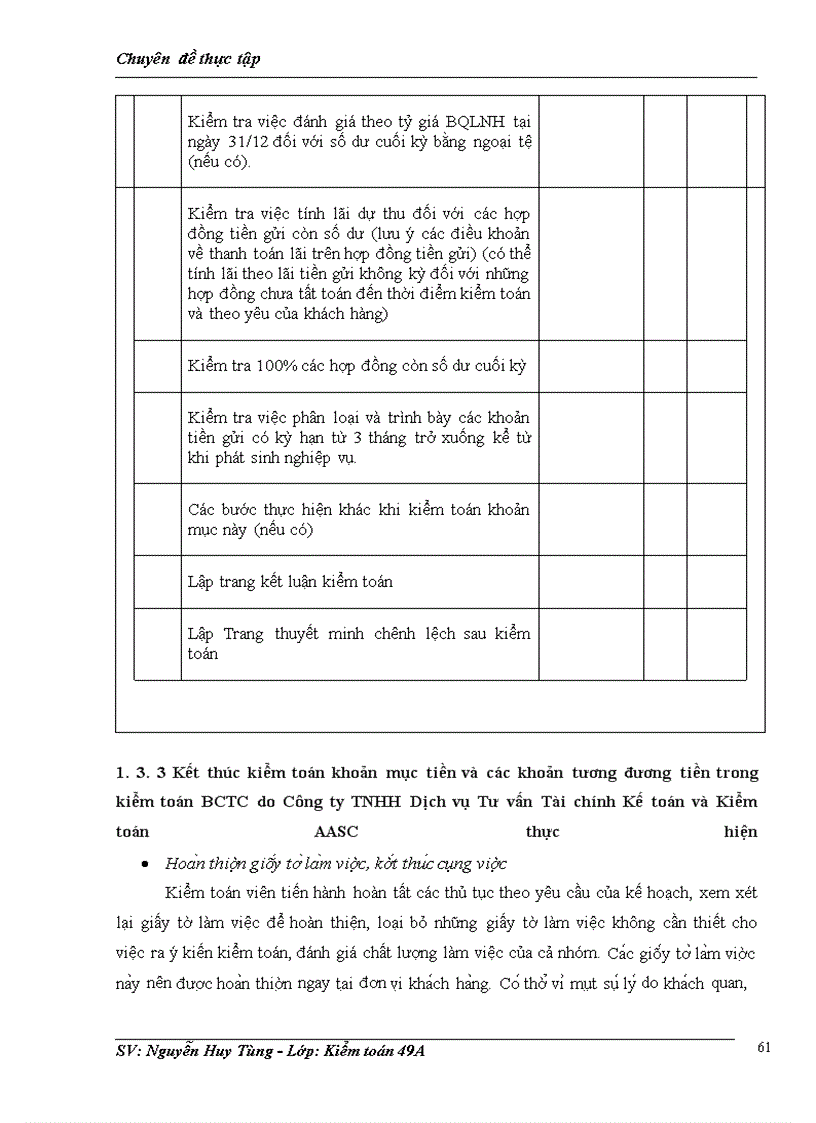 image for page Hoàn thiện quy trình kiểm toán khoản mục tiền và các khoản tương đương tiền trên BCTC tại Công ty TNHH Dịch vụ Tư vấn Tài chính Kế toán và Kiểm toán AASC