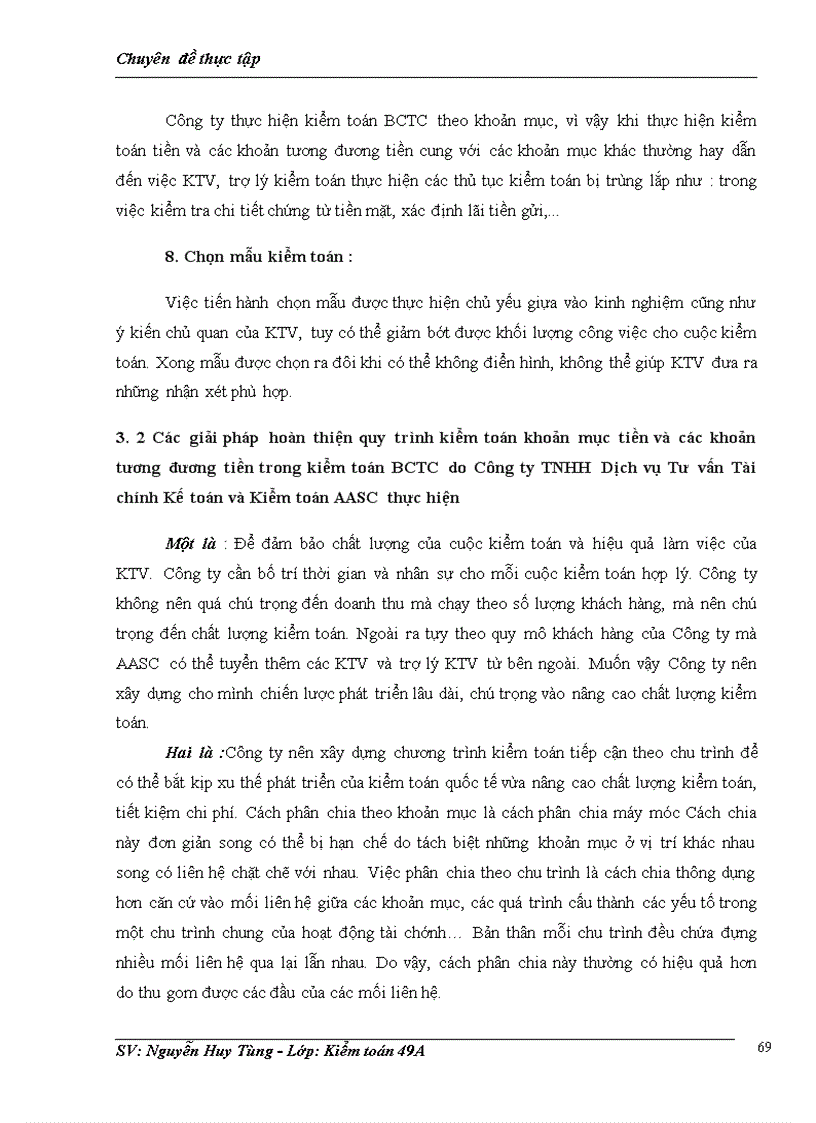 image for page Hoàn thiện quy trình kiểm toán khoản mục tiền và các khoản tương đương tiền trên BCTC tại Công ty TNHH Dịch vụ Tư vấn Tài chính Kế toán và Kiểm toán AASC
