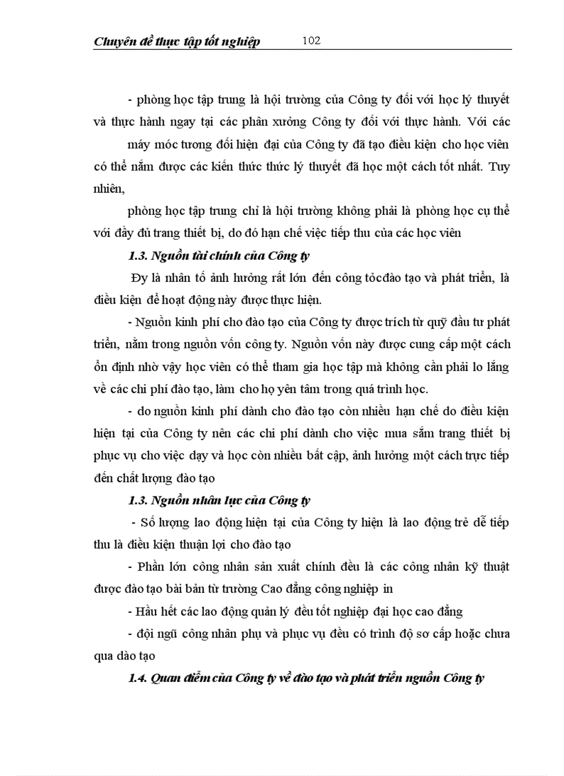 image for page Hoàn thiện công tác đào tạo và phát triển nguồn nhân lực ở Công ty In Ba Đình