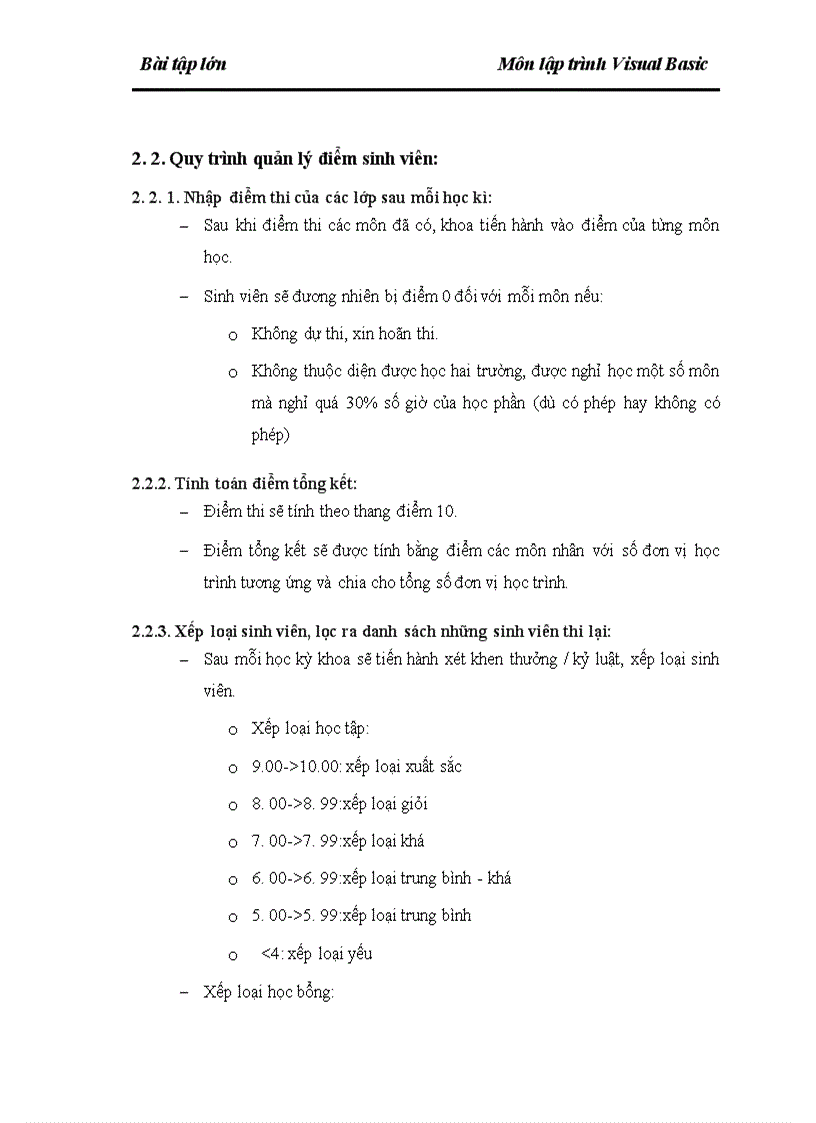 image for page Xây dựng chương trình quản lý điểm sinh viên các khóa học cho một khoa Công nghệ thông tin