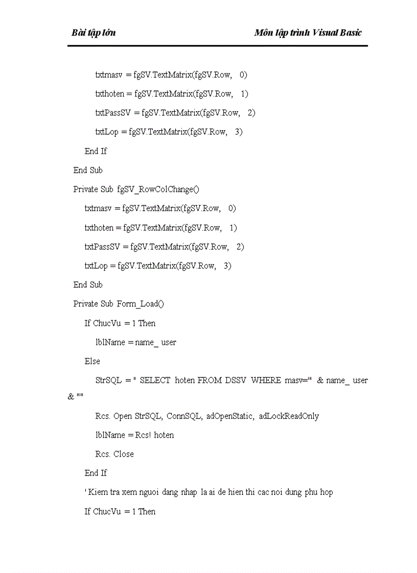 image for page Xây dựng chương trình quản lý điểm sinh viên các khóa học cho một khoa Công nghệ thông tin