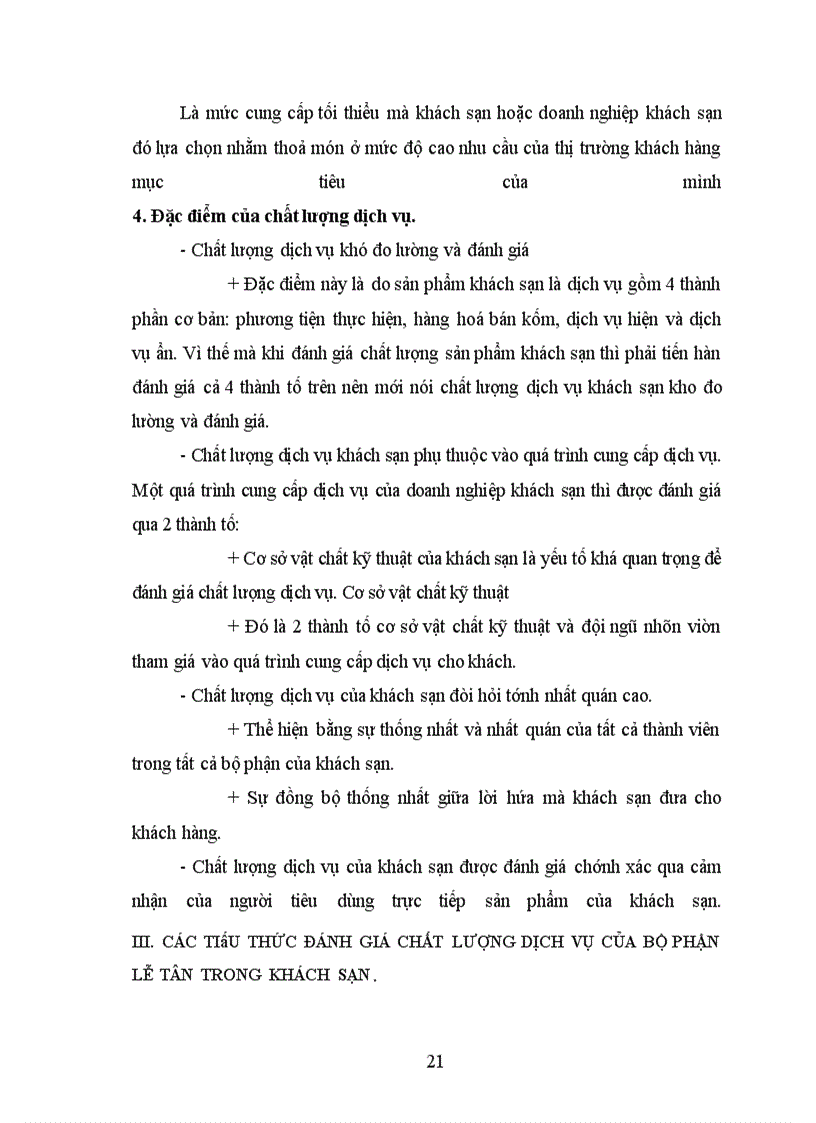 image for page Một số giải pháp nâng cao chất lượng dịch vụ của bộ phân lễ tân trong khách sạn OASIS HOTEL