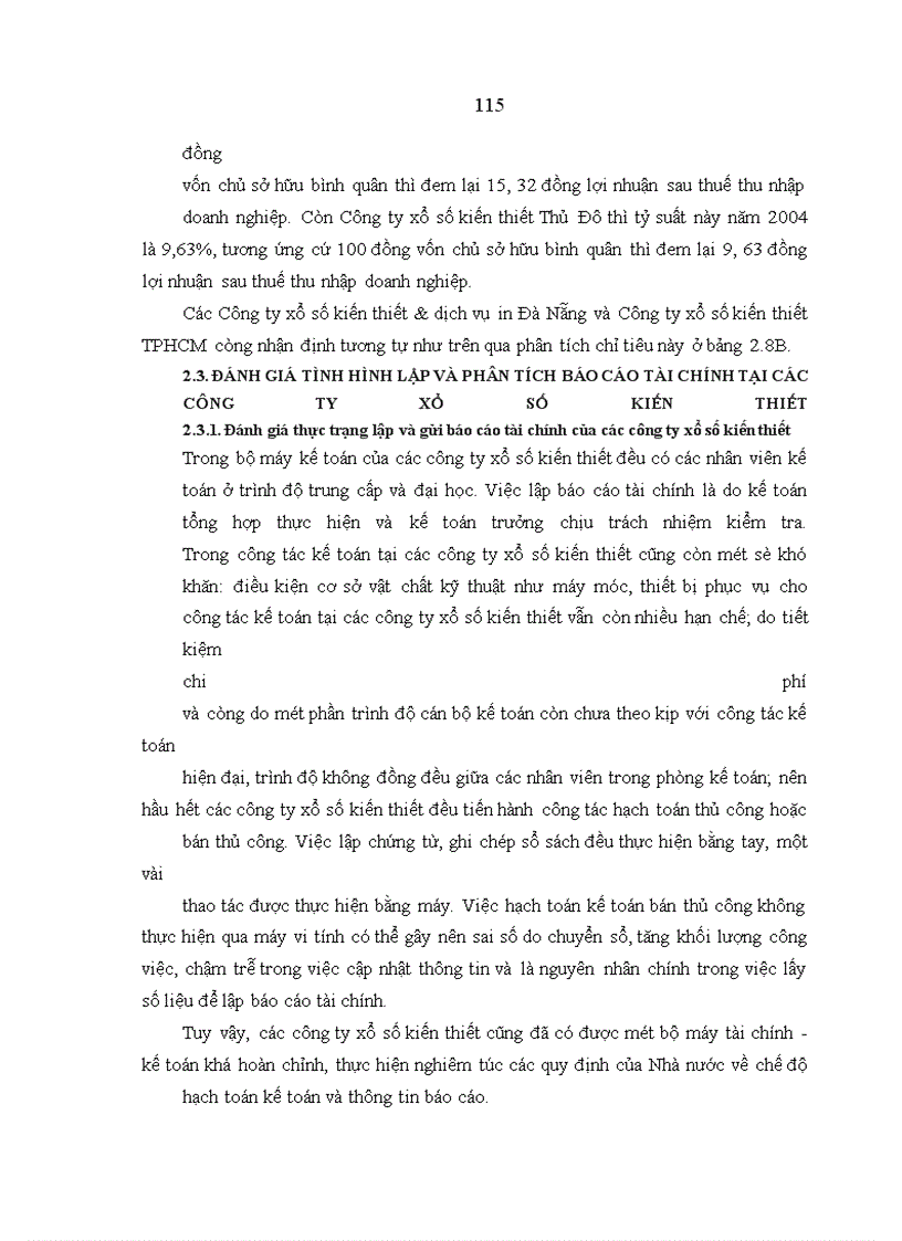 image for page Hoàn thiện lập & phân tích báo cáo tài chính với việc tăng cường quản lý tài chính tại các công ty xổ số kiến thiết