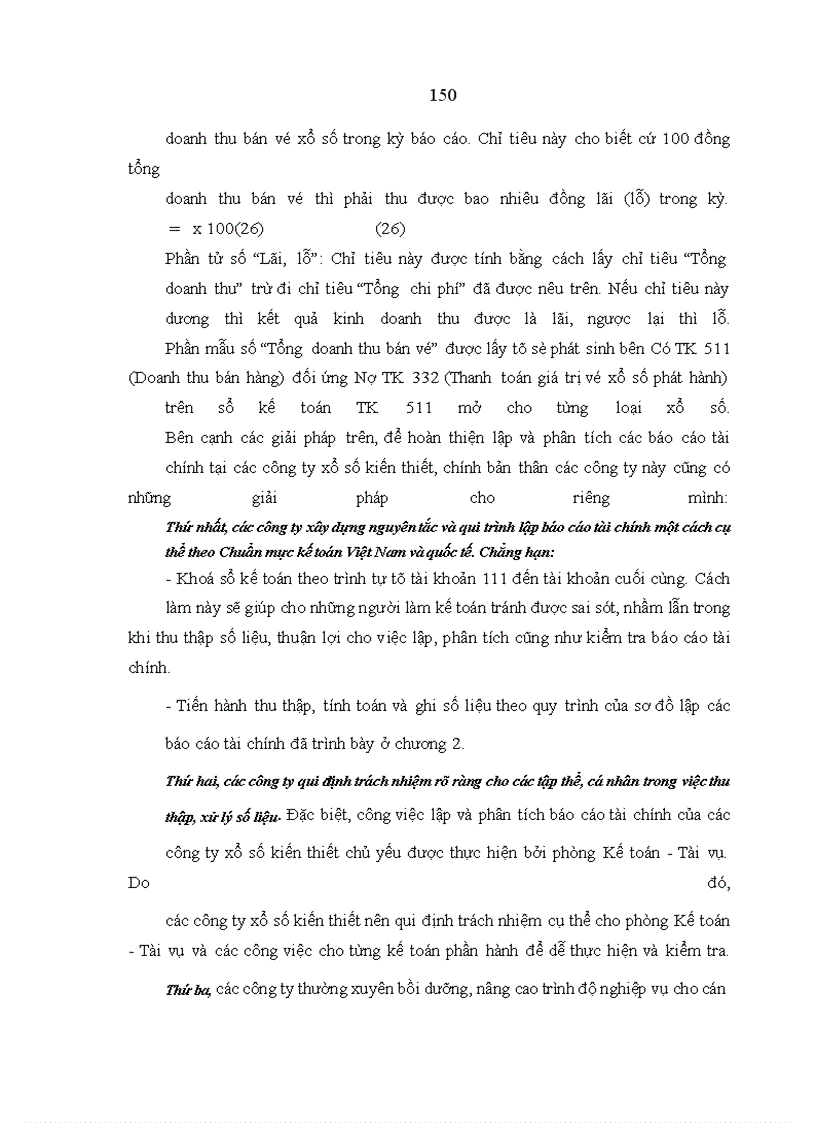 image for page Hoàn thiện lập & phân tích báo cáo tài chính với việc tăng cường quản lý tài chính tại các công ty xổ số kiến thiết
