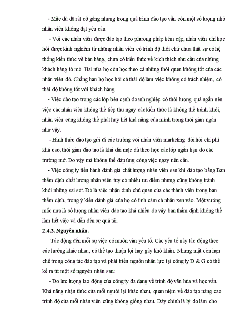 image for page Một số giải pháp hoàn thiện công tác đào tạo và phát triển nguồn nhân lực tại Công ty TNHH Thương mại D&G VIỆT NAM.
