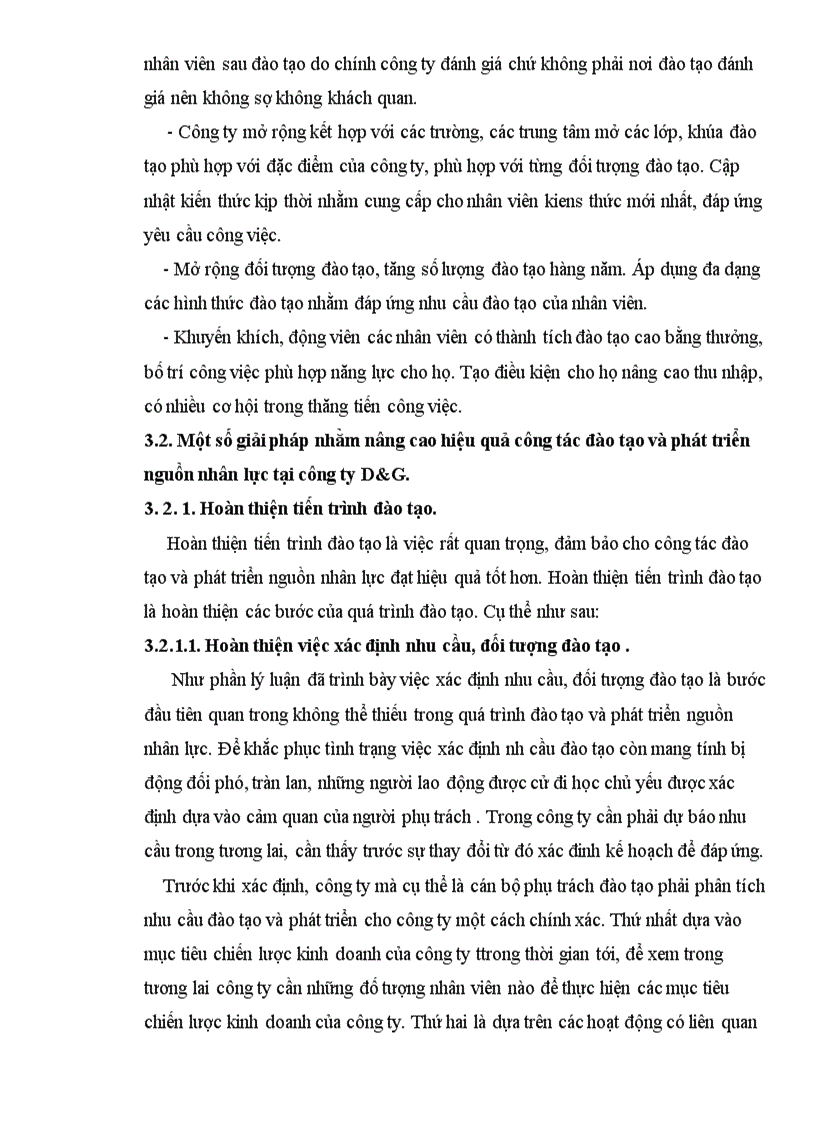 image for page Một số giải pháp hoàn thiện công tác đào tạo và phát triển nguồn nhân lực tại Công ty TNHH Thương mại D&G VIỆT NAM.
