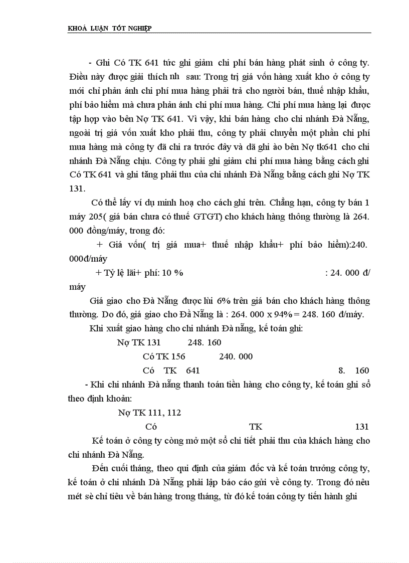 image for page Kế toán tiêu thụ hàng hoá và xác định kết quả kinh doanh tại công ty Vật tư Bưu điện I