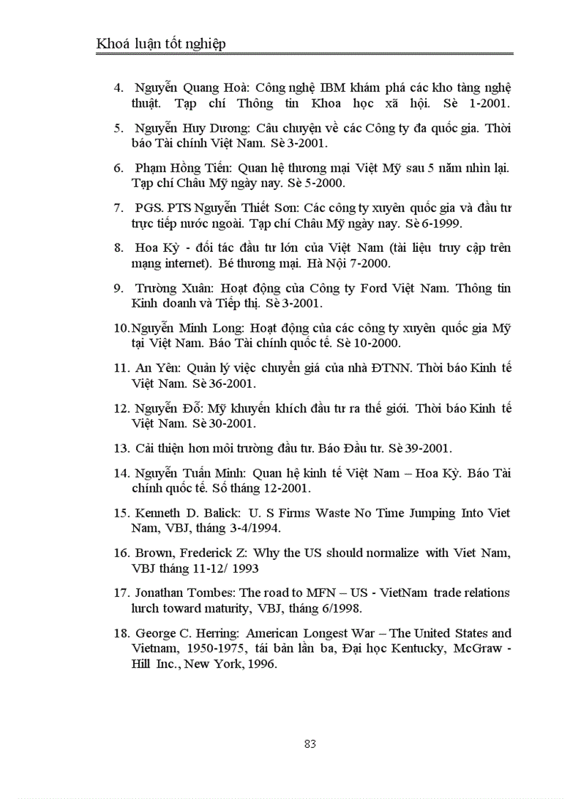 image for page Cơ sở lý luận và thực tiễn của nghiên cứu các công ty xuyên quốc gia (TNCs) mỹ ở việt nam