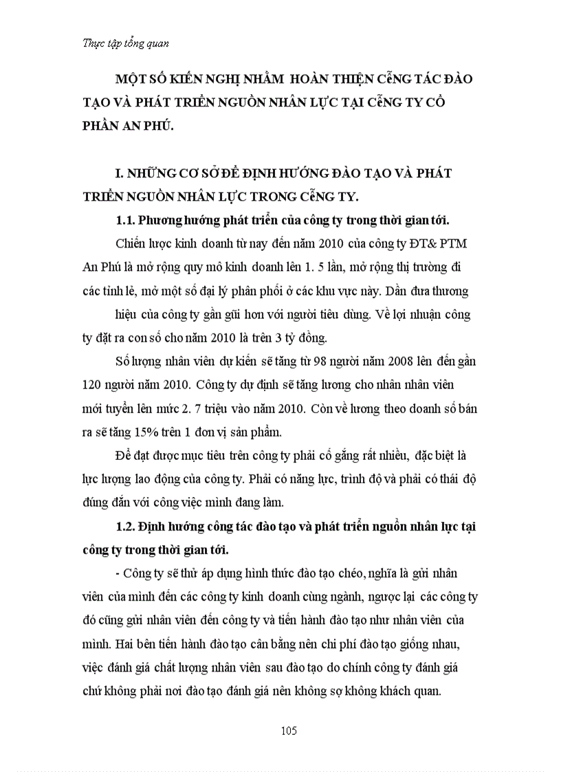 image for page Hoàn thiện cụng tỏc đào tạo và phỏt triển nhõn sự tại cụng ty Cổ phần ĐT&PTTM An Phỳ