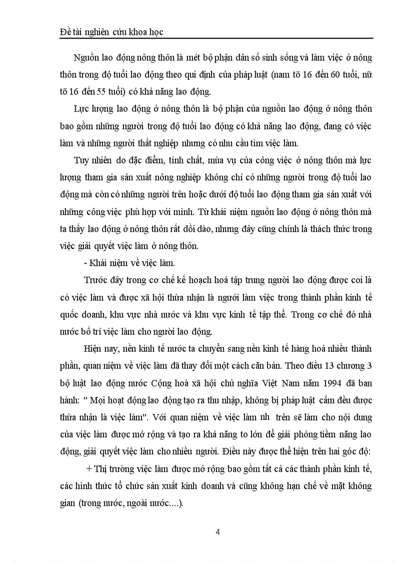 image for page Sử dụng nguồn lao động ở nông thôn Đề tài nghiên cứu