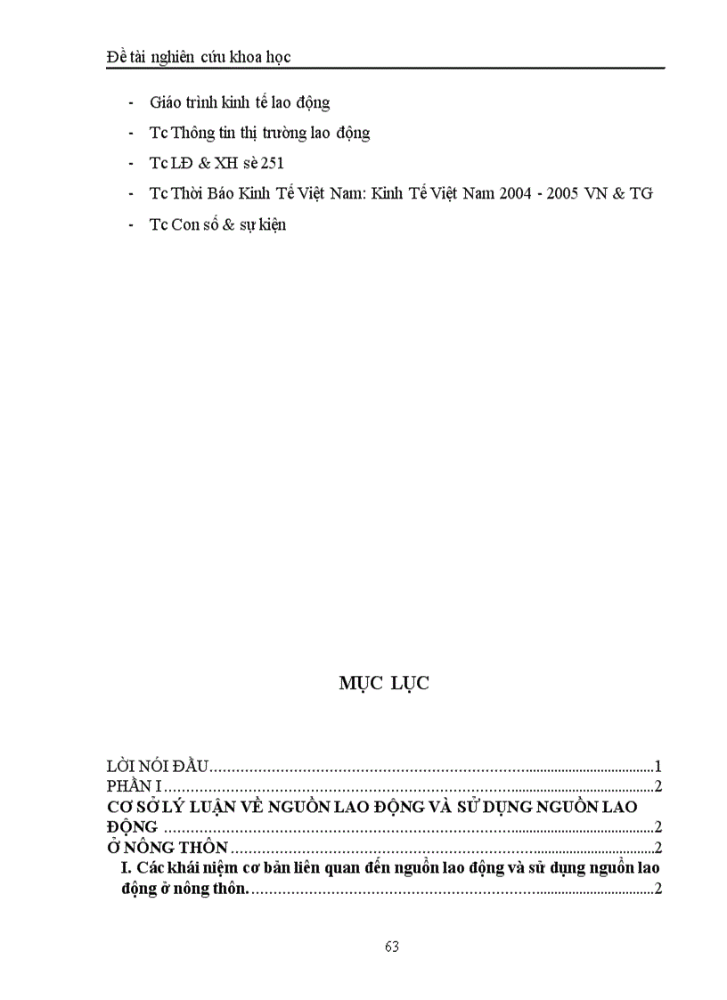 image for page Sử dụng nguồn lao động ở nông thôn Đề tài nghiên cứu